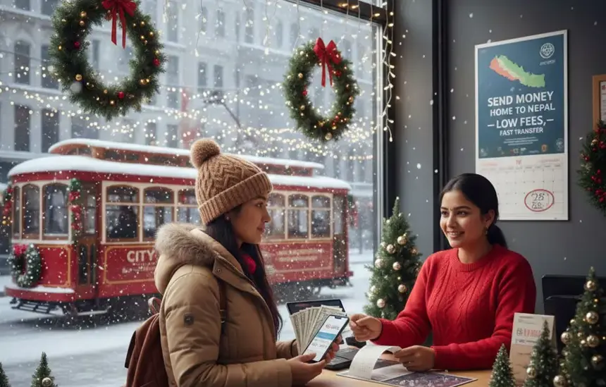 Remittance during Christmas and New Year